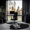 Luca Hanni Printed Round Rug Carpet Chair Rug Area Rug Entryway Doormats,for Office Chair Living Room Bedroom Kitchen Room.