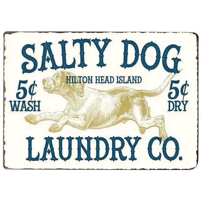 Vintage Metal Tin Signs Plaque Laundry Room Man Cave Home Cafe Bathroom Club Bar Wall Decor Retro Iron Painting Art Posters