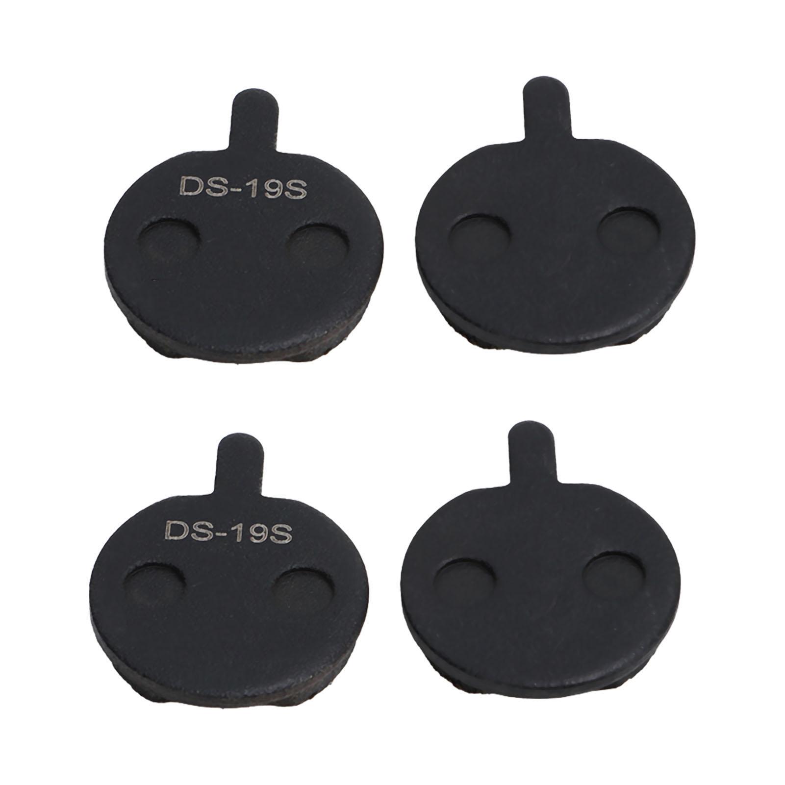 Igeteck 4Pcs Disc Brake Pads Resin Semi Metal Lightweight High Friction Brake Pads For Mountain Bike