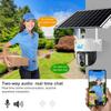 Solarkamera 4G SIM Dual Objektiv für den Außenbereich PIR Personenerkennung Kabellose Camara Energiesparende wasserdichte CCTV-Sicherheitskamera für Zuhause