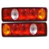 2x Rear Tail Lamp Brake Lights Combination Assembly for DAF, MAN Trucks & Trailers (Bulbs Included)