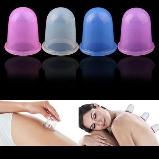 1 Pc Silicone Vacuum Massager Anti Cellulite Body Cupping Massage Therapy Cup