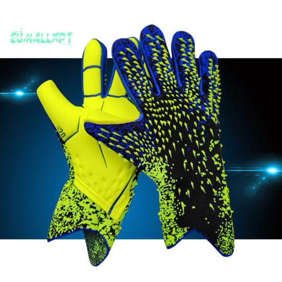 1 Pair Soccer Goalie Gloves Wear-resistant Impact Resistant Non-slip Texture Breathable Strong Grip Goalkeeper Gloves Goalie Gloves Sports Supplies