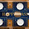 4PCs Happy Passover Linen Placemats Kitchen Dining Table Decor Pesach Star of David Table  Mats for Jewish Party Decorations
