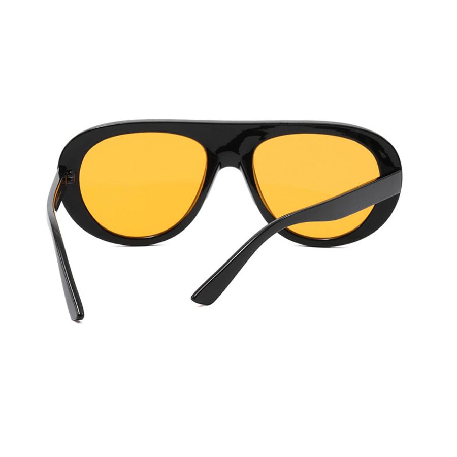 Vintage Oval Sunglasses Women Trendy Punk Frame Shades Fashion Luxury Brand Leopard Trend Design Round Eyewear UV400