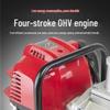 139cc/142cc Four-Stroke Gasoline Engine: Self-Priming, Energy-Saving, Compact, Portable Water Pump for Irrigation