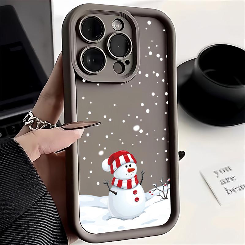 Case for Redmi Note 13 4G Snowflakes Christmas Case for Xiaomi Redmi Note 14 12 Pro Plus 5G 12S 11S 11 10S 10 13C 12C 14C Cover