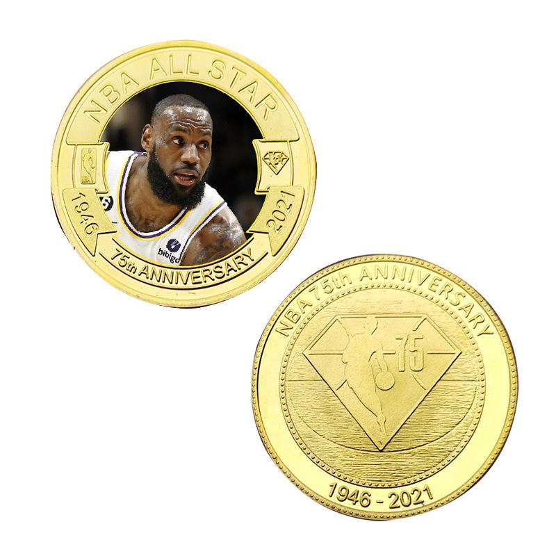Commemorative Coins, Commemorative Medals, NBA Basketball Merchandise Gifts