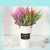 Lavendel Beflockte Künstliche Seidenblumen Für Hochzeitsdekoration Und Home Styling