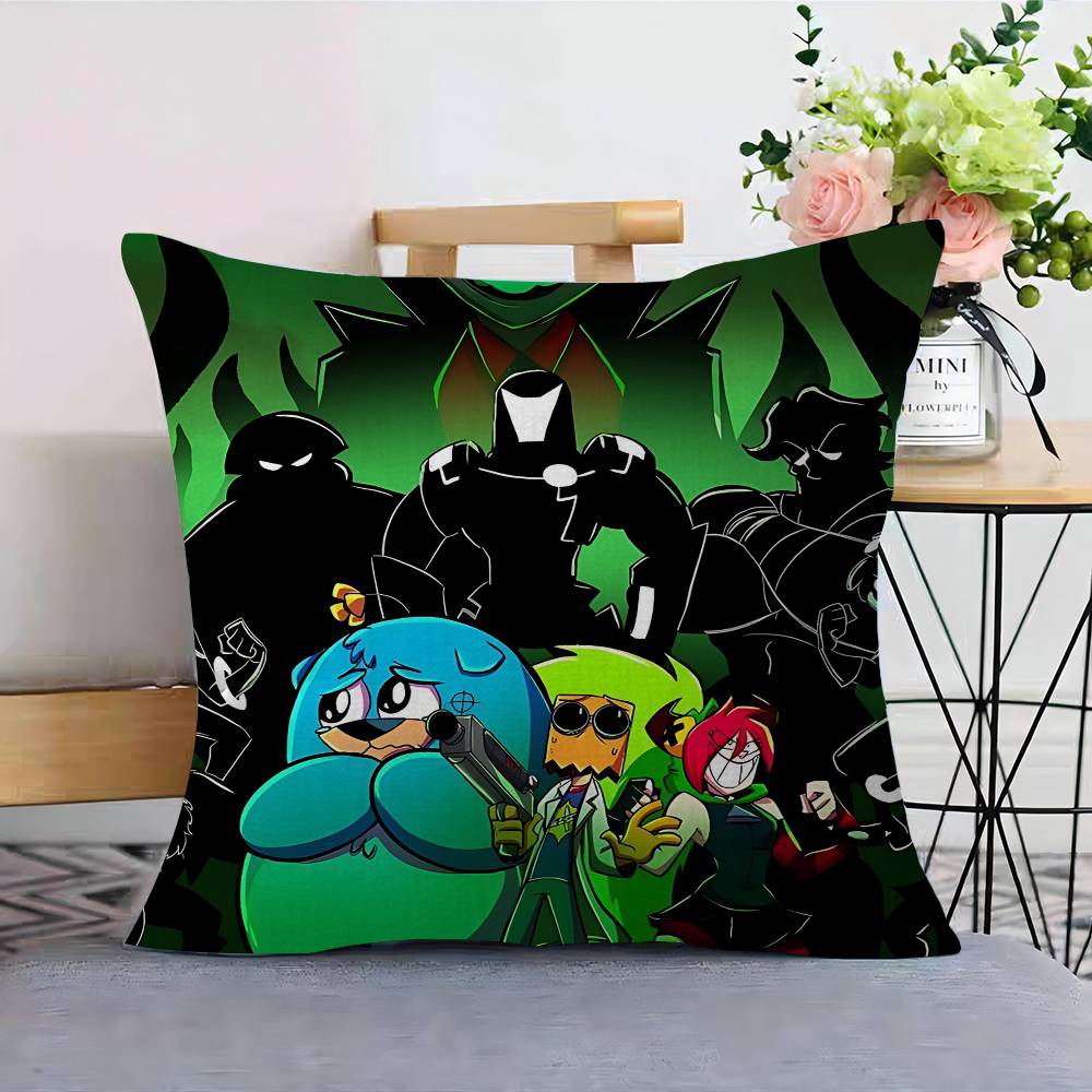 Cartoon Villainous Anime Personalized Pillow Cover Kids Bedroom Wild Party Decor Pillowcase Kid Birthday Shower Gift
