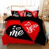 Black and White Couple Duvet Cover Set Lovers Couples Bedding Set With Pillowcase Twin Full Queen King Size Christmas Gift