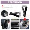 2PCS Bling Car Vent Clips with Bow Tie & Heart Design,Stylish Car Air Vent Clips with Rhinestones for Cars Decorations,Universal Vehicle Accessories