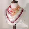 100% Mulberry Silk Scarf Women's Printed Small Square All-match Light Luxury Thin