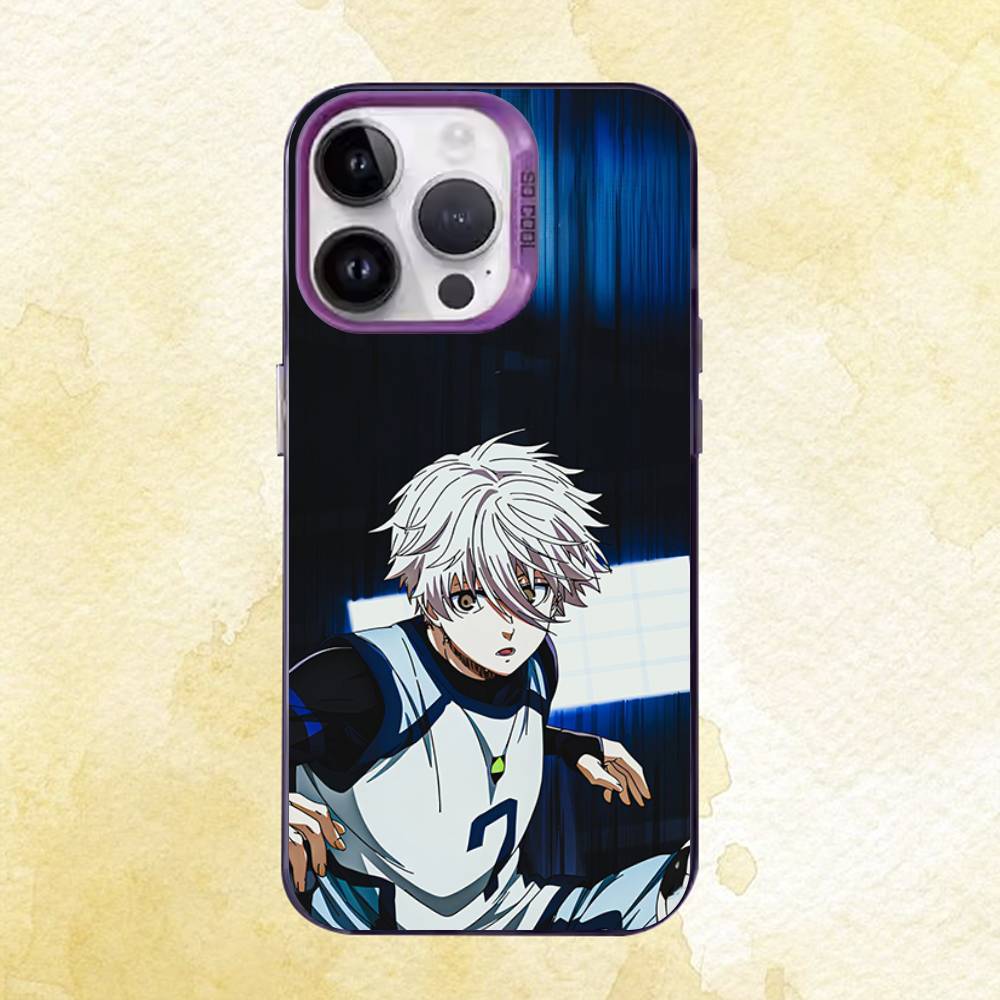 

B-Blue Lock Case iPhone 17 16e 16 15 14 13 12 11 Pro Max X XR XS MAX 8,7 Air Plus Back Cover iPhone13PRO