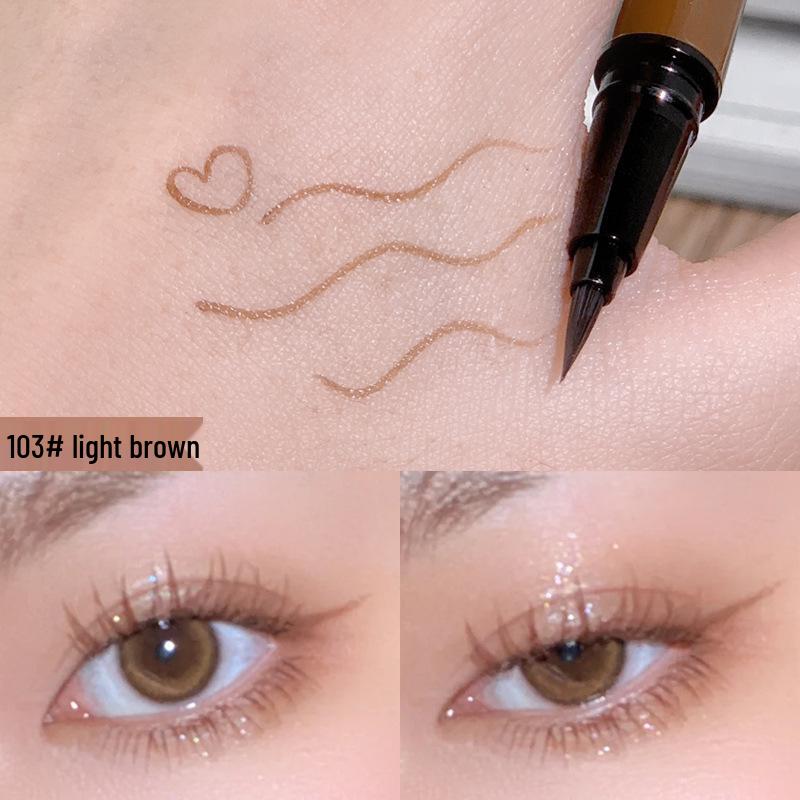 Xixi Bright Eyes Colored Eyeliner: Fine, Long-lasting, Waterproof, Smudge-Proof, Quick-Drying, Beginner-Friendly Pearl Brightening.