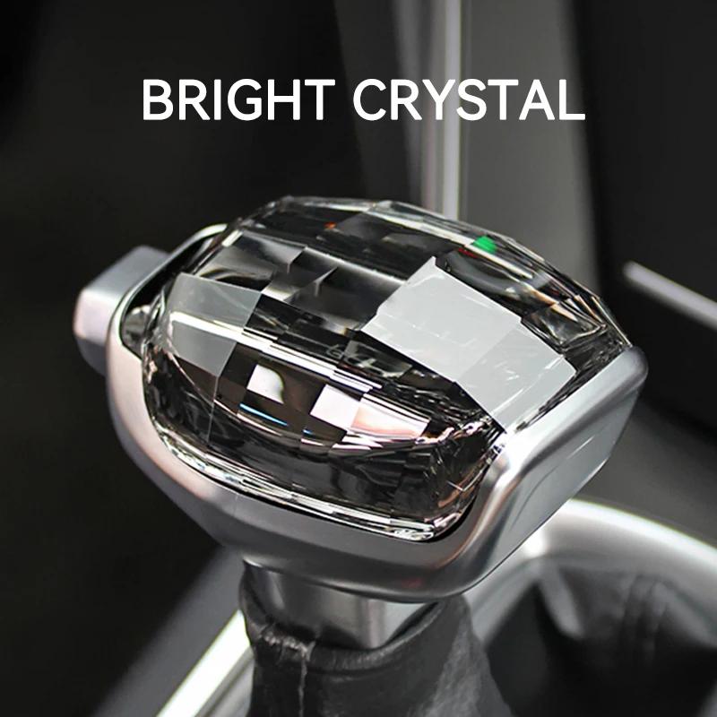 Gear Shift Knob Crystal Cover for Honda Accord 10th Odyssey Vezel HRV Fit Civic 11th CRV 2023 Handles Stick Head LHD Accessories