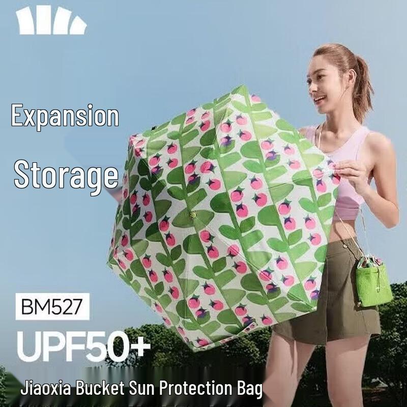 Beneunder 5-Fold Anti-UV Sun & Rain Umbrella