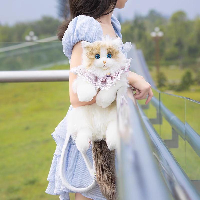 Cute Kitten Plush Backpack Doll - Birthday Gift for Girls