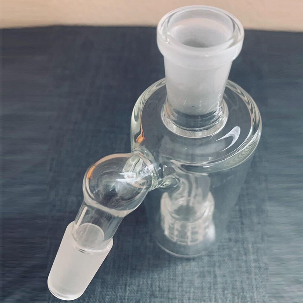 14Mm Ash Catcher 45 Degree Glass Water Bong Thick Pyrex Glass Bubbler