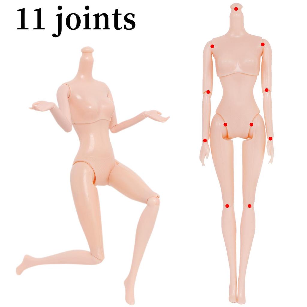 1 Set BJD-Puppe, schöne Prinzessinnen-Geschenke, 1 x Kopf mit 3D-Augen + 1 x Körper mit beweglichen Gelenken + 1 x Minikleid, 30 cm, Puppenmädchen-Spielzeug, 1/6 Puppen