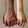 2Pcs Versatile Trendy Twisted Rope Chain Couple Bracelets For Women Men  Simple Bracelet Set Jewelry Accessories Gift