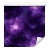 Watercolor Galaxy Wallpaper Indigo, Violet and Lavender 50x1000