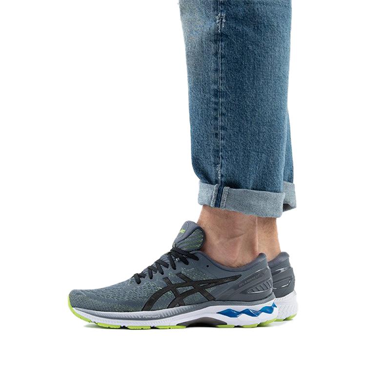 Asics Gel Kayano 27 Metropolis Lime Ανδρικά Αθλητικά Παπούτσια Γκρι Gunmetal 1011A767-020