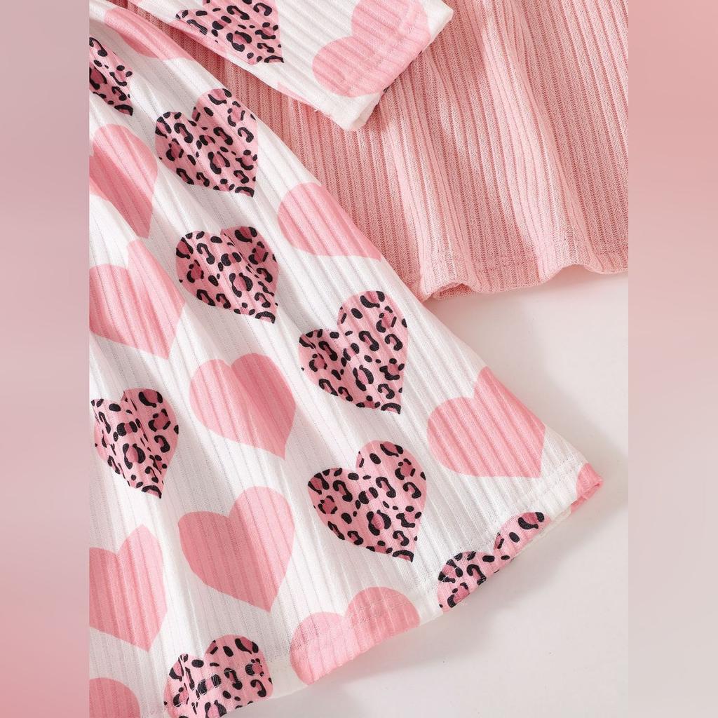 Minimalist Sweet Girls' Toddler Long-Sleeve Dress
