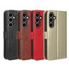 Suitable for Samsung Galaxy S23 FE Phone Case, S25FE Phone Leather Cover, Flip Cover with Crazy Horse Pattern, Card Slot, S24 FE