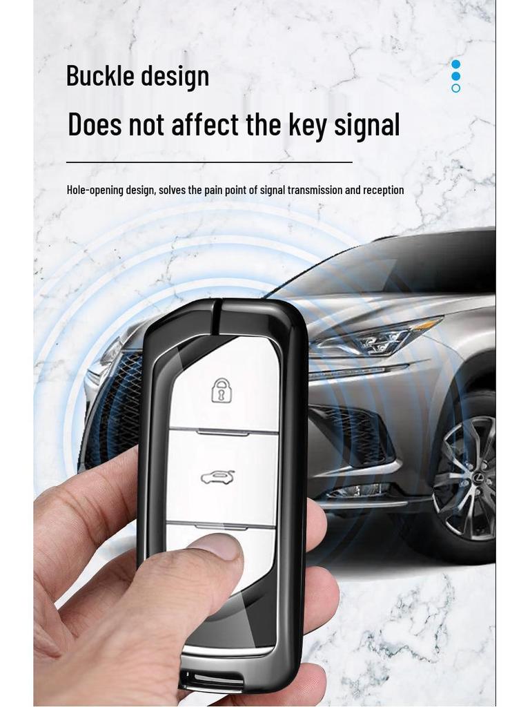 Kreative Lantu 2021 Damen Autoschlüsselhülle mit kostenlosem Metallverschluss
