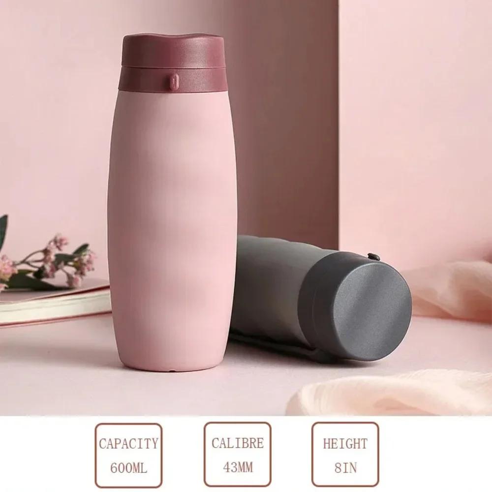 

Портативный спортивный чайник 600 мл термостойкий LFGB силиконовый складной стаканчик для путешествий на открытом воздухе бутылка для воды