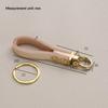 Premium Heavy Duty Brass Keychain Clasp Screw Lock Buckle Rust-Resistant Motorcycle Car Key Organizer for Riders Gifts