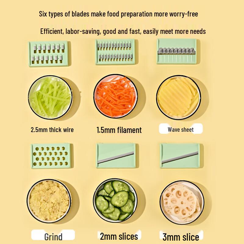 Yuka Jue Multifunktionales Küchengemüseschneider-Set