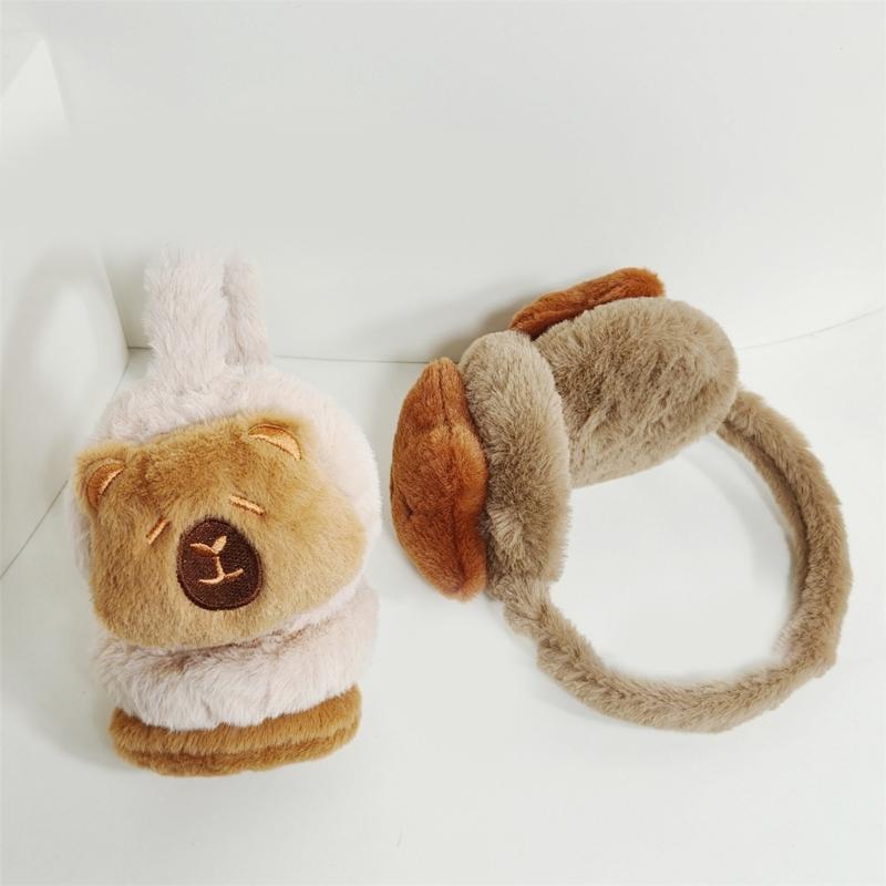 Plush Women Earmuffs Winter Warmth Ear Muffs Cold Weather Protecting Ear Covers for Kids Teens and Adults