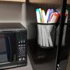 Magnetischer Stifthalter für Whiteboard und Kühlschrank, Halbrunde Schreibtischablage für Büro und Zuhause