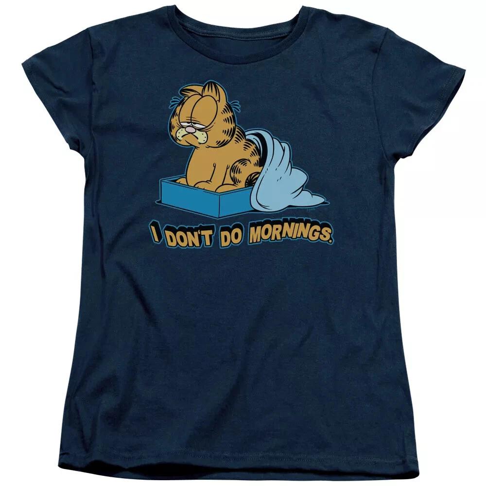 Garfield  Don t Do Mornings  Women s T-Shirt L