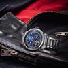 [Zeppelin] 100th Anniversary Automatic Watch, 50m Water Resistance, Mineral Glass, Navy Dial, 7662M-3, Men's