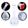 25/50/100/250/500/1000ml Messkolben mit Stopfen Langer Hals Messkolben Kunststoff Graduierte Flasche