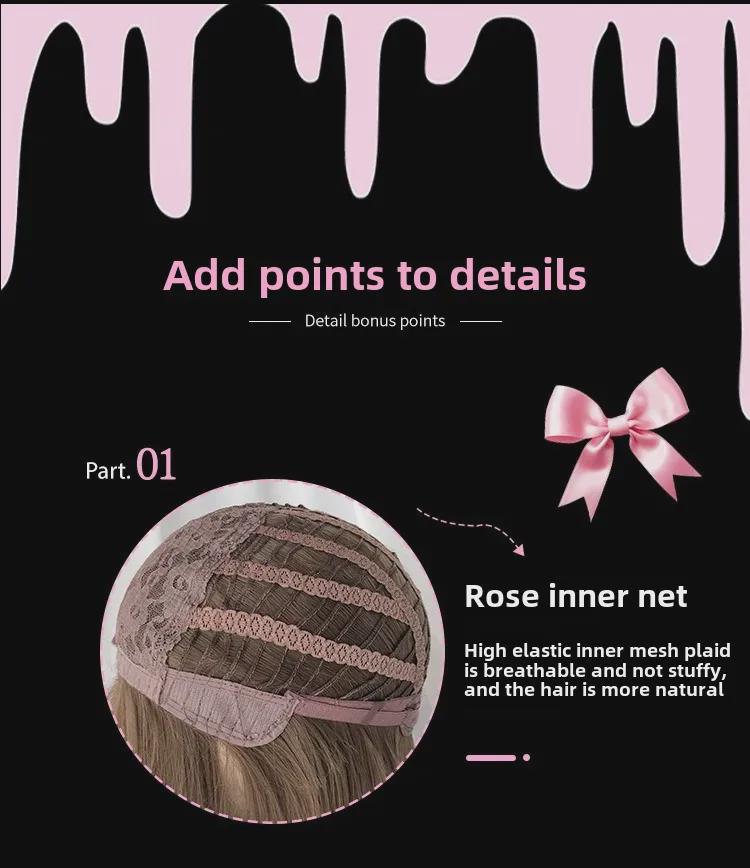 Sihuan Damen Lange Lockige Perücke - Natürlich, Süß, Lebensechte Vollkopfperücke für den täglichen Sommer-Look