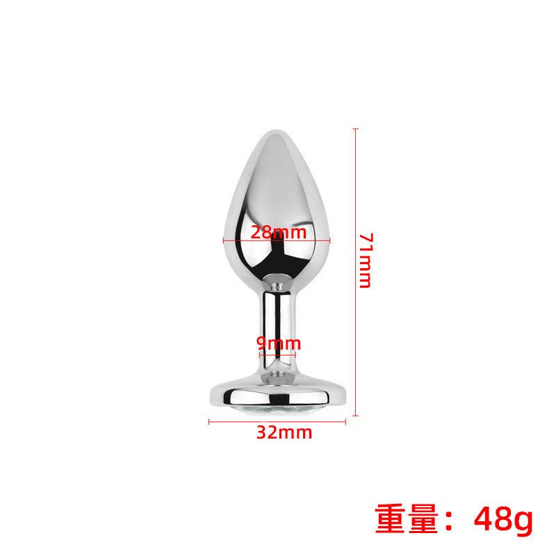 3PCS Multi Size Metal Diamond Anal Buttplug Toys for Men Women Couples Anal Expanders Sm Adult Sex Toys Gay Extreme Sex Bdsm Sex