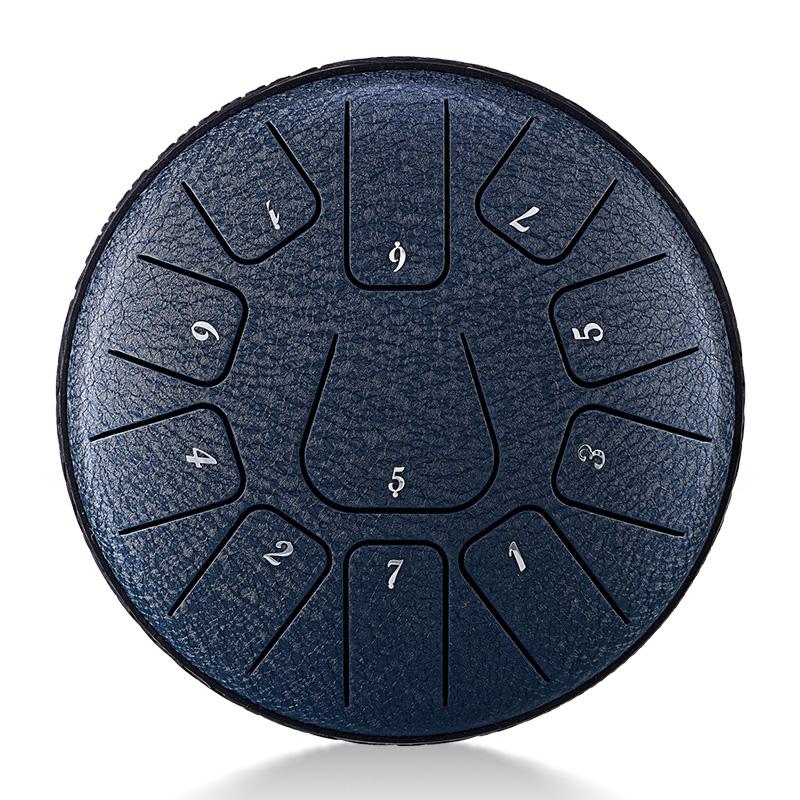 Steel Tongue Drum 6 Inch 11 Notes D Tones Glucophone Ethereal Drum Music Drum Tongue Drum Percussion Instrument