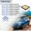 Engine Air Filter For 2017-2024 Subaru Impreza Crosstrek Ascent Forester Outback WRX 16546AA16A