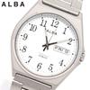 Hodinky Seiko Alba Hodinky Quartz Titán Vystužené Vodotesné pre Každodenný Život Analógové SEIKO ALBA Pánske (10 ATM) (titán (AEFJ410))