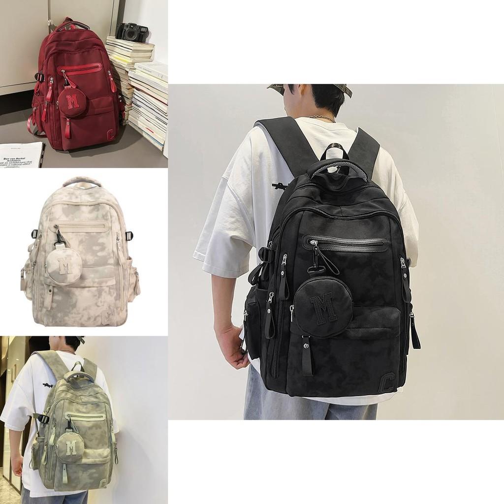 Nylon Casual Travel Backpack For Men And Women With Padded Shoulder System For Daily Use
