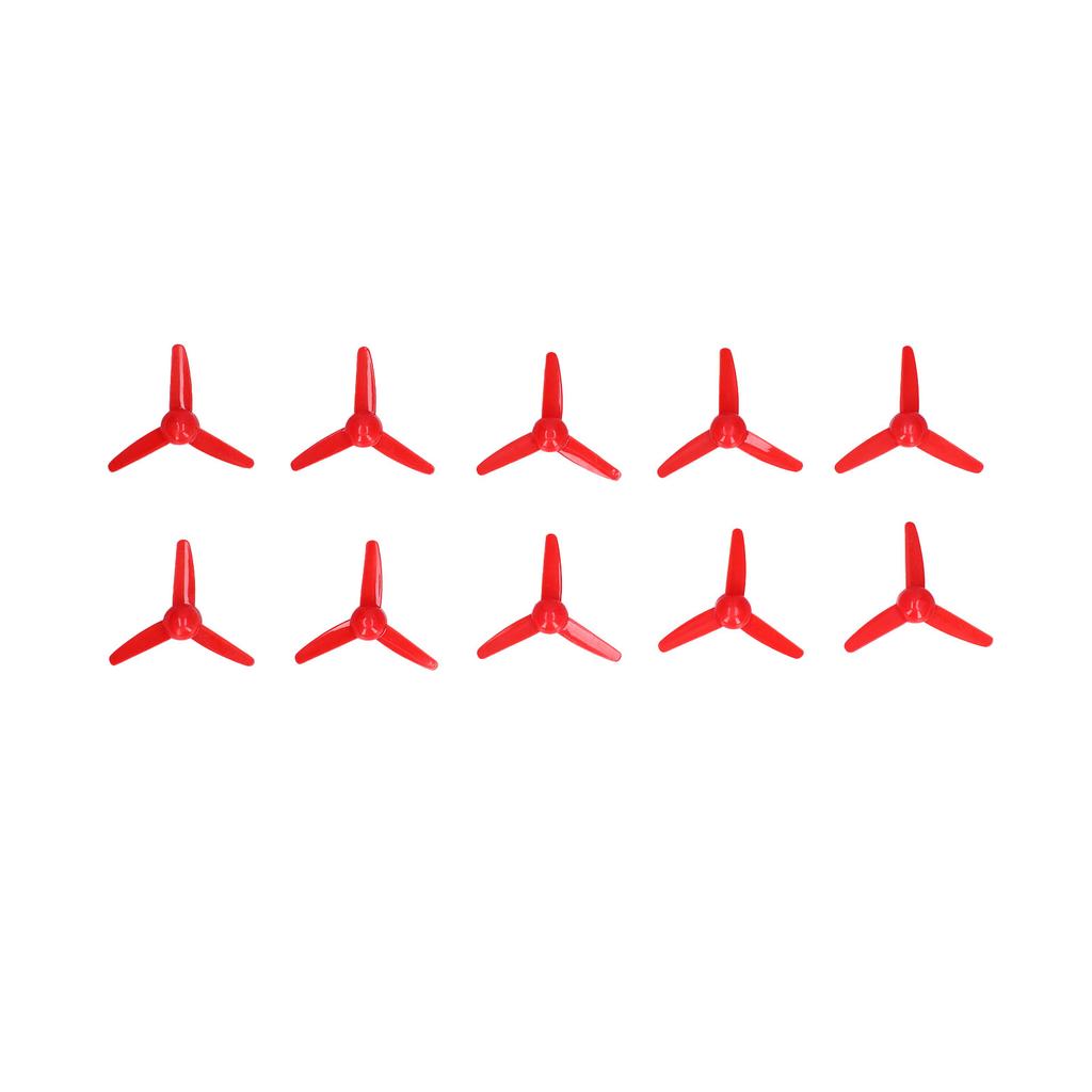 10Pcs 70mm 3 Blades Propeller Plastic DIY Toy Boat RC Car Rotating Accessories 2mm Hole