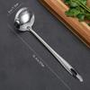 Stainless Steel Colander Spoon Soup Colander Kitchen Gravy Oil Soup Fat Separator Ladles Skimmer Spoon Soup Colander