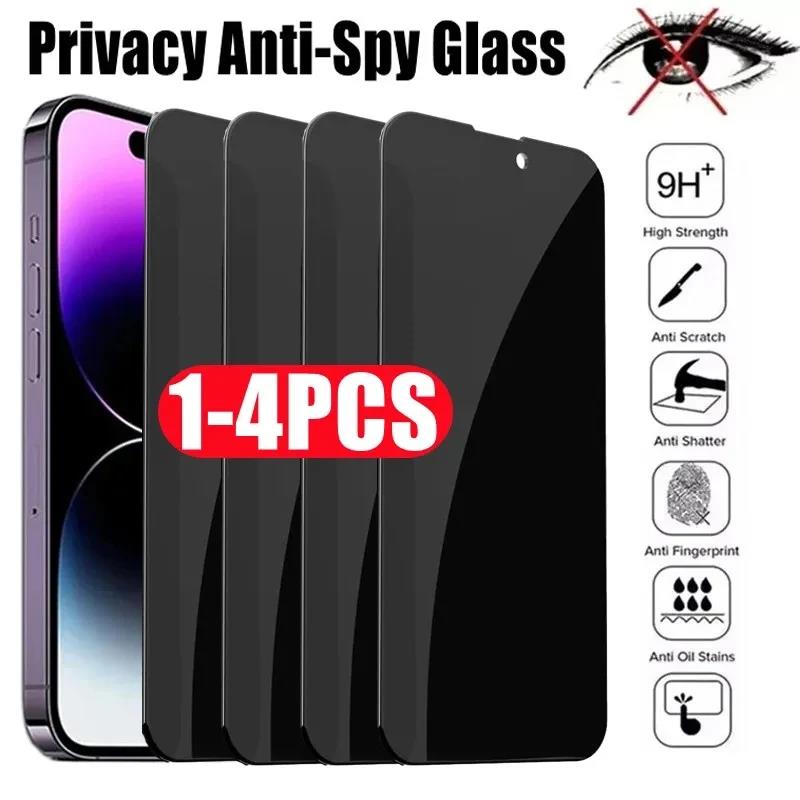 Privacy Tempered Glass for IPhone 15 14 13 12 11 16 17 Pro Max Anti-spy Screen Protector for IPhone XS MAX 15 14 Plus Private2