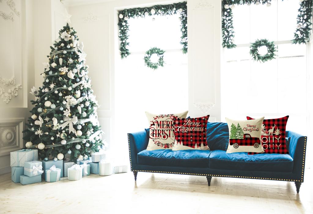 Zestaw Poszewka Na Poduszk? ?Wi?Teczna 4 Szt Dekoracyjna 45X45 [P-Z7]