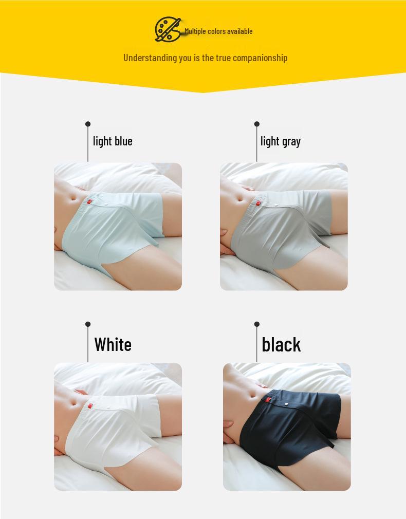 Men’s Ice Silk Loose Fit Breathable Shorts - Comfortable Home Lounge Underwear