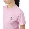 Maison Kitsune Round Neck Pullover Short Sleeve T-Shirt Women Tops Light-Pink KW00107KJ0008-P626